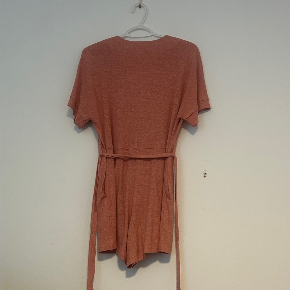 Chic Rust Orange Romper - Picture 4 of 4